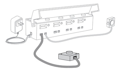 Woodland Scenics JS6957 Just Plug Push Button Trigger