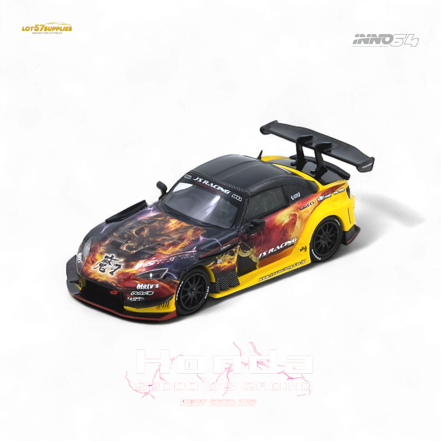 (Pre-Order) INNO64 HONDA S2000 J'S RACING (AP1) - Special Edition 1:64