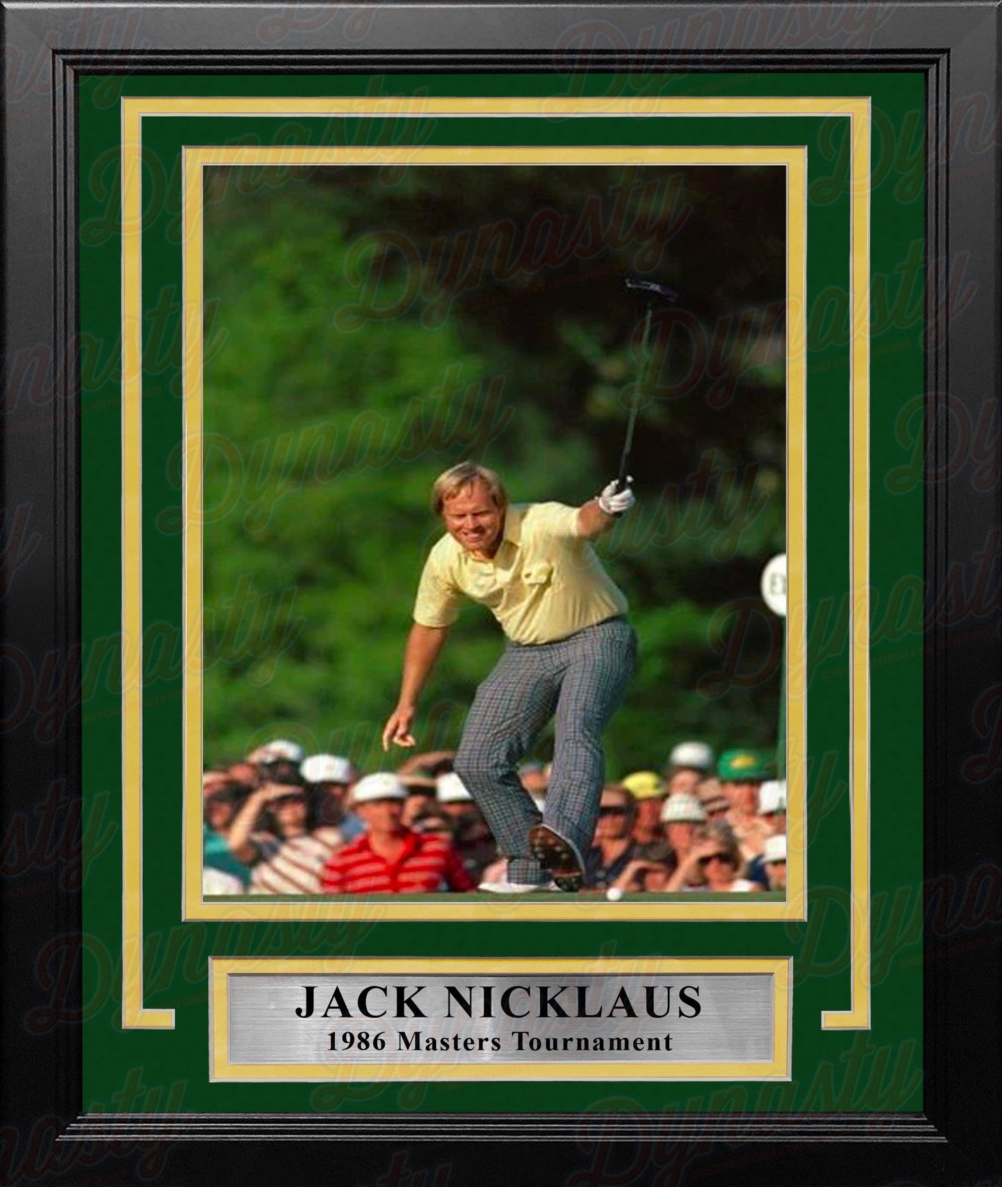 Jack Nicklaus 1986 Masters Tournament Putt 8" x 10" Framed Golf Photo