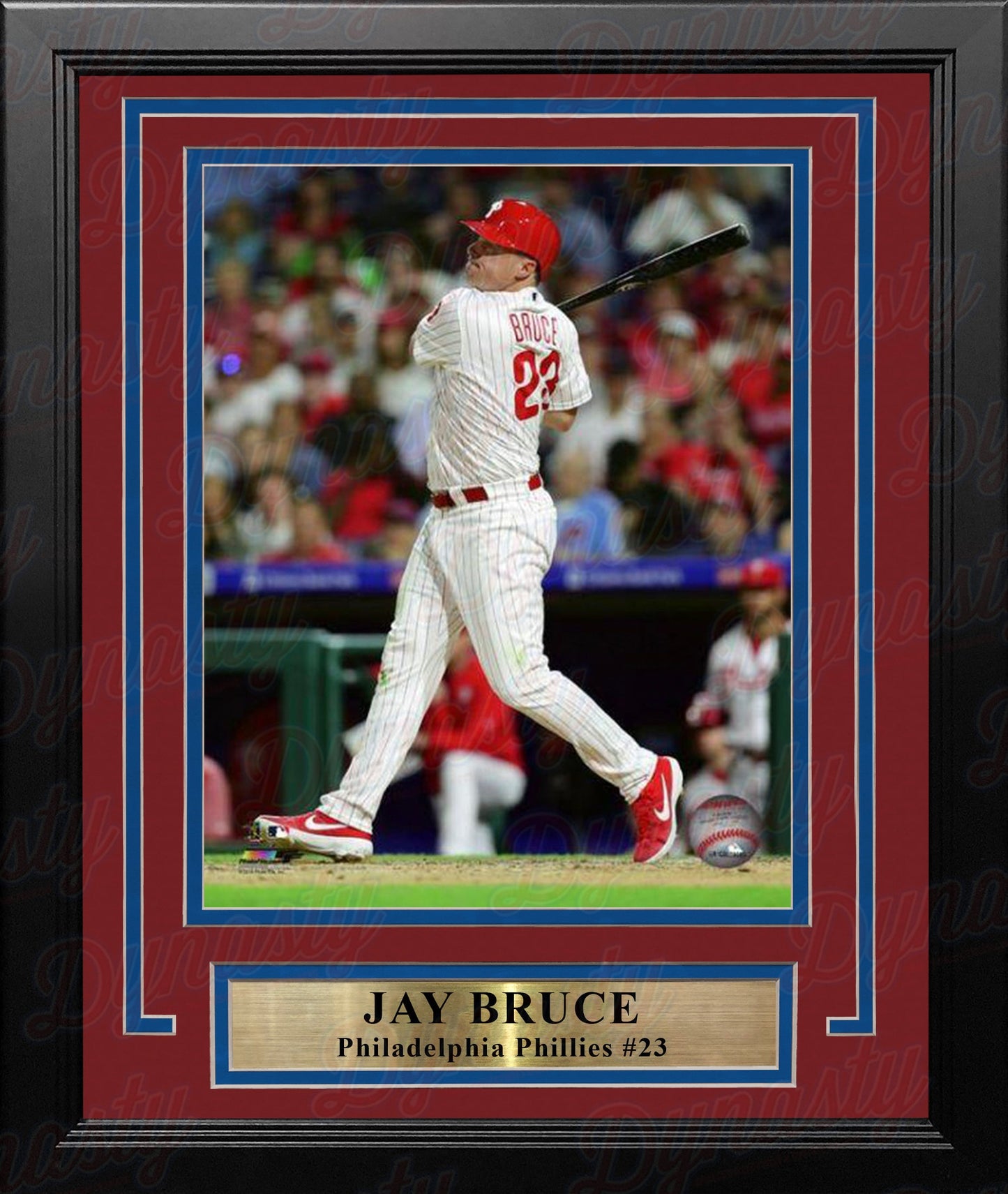 Jay Bruce Philadelphia Phillies MLB Baseball 8" x 10" Framed and Matted Photo