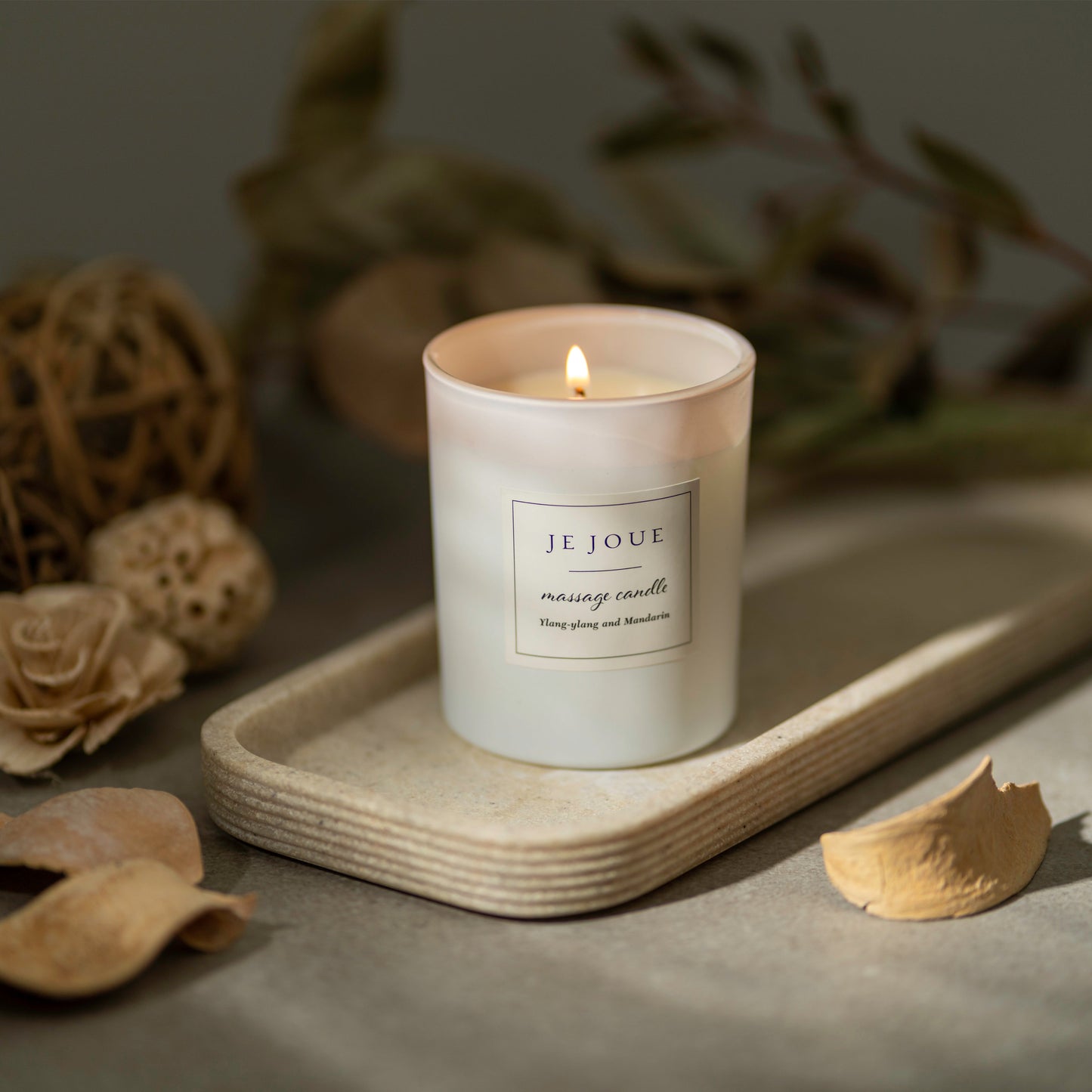 Je Joue Luxury Massage Candle - Ylang Ylang & Mandarin by Je Joue US