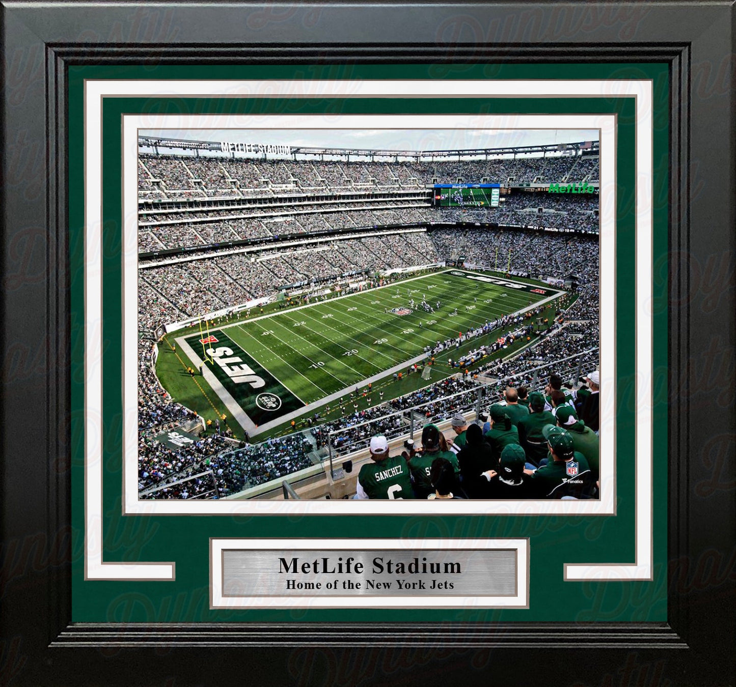 New York Jets MetLife Stadium Aerial View 8" x 10" Framed Football Photo