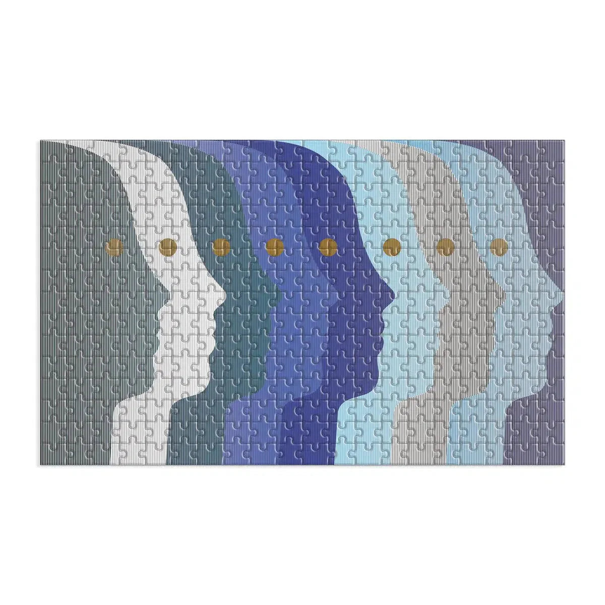 Jonathan Adler Atlas 300 Piece Lenticular Jigsaw Puzzle Galison