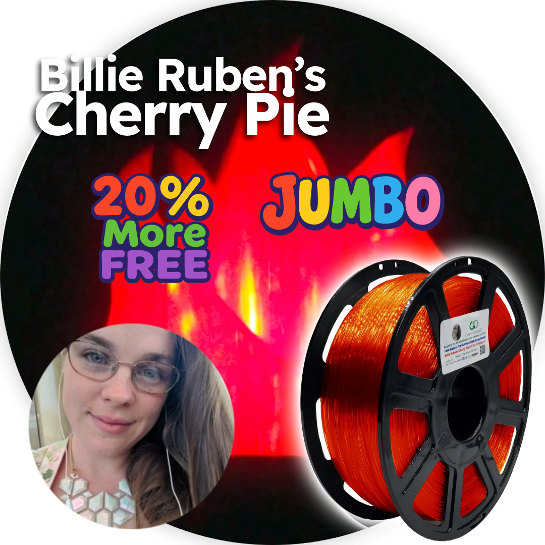Cherry Pie by Billie Ruben: Recycled PET-G <mark> Now with 20% more, FREE! </mark>