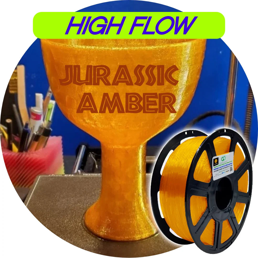 Jurassic Amber: Recycled PET-G 🔥
