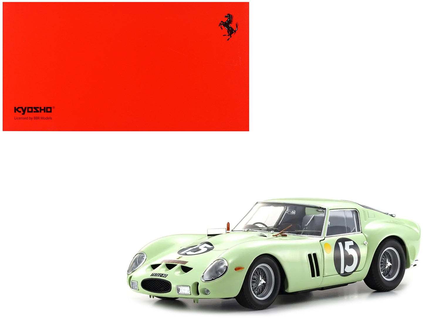 Ferrari 250 GTO #15 Innes Ireland Winner "Goodwood Tourist Trophy" (1962) 1/18 Diecast Model Car by Kyosho  free shipping USA