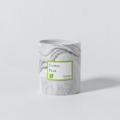 Floral Pear Soy Wax Candle by PALMOIRE