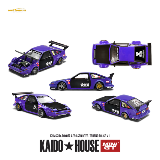 (Pre-Order) Kaido House Toyota AE86 Sprinter Trueno - TOUGE V1 1:64