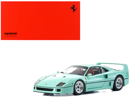 Ferrari F40 Mint Green 1/18 Diecast Model Car by Kyosho  free shipping USA