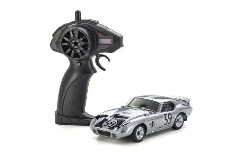 Kyosho 66611C Chrome First Mini-Z RWD ReadySet w/Shelby Cobra Daytona Body