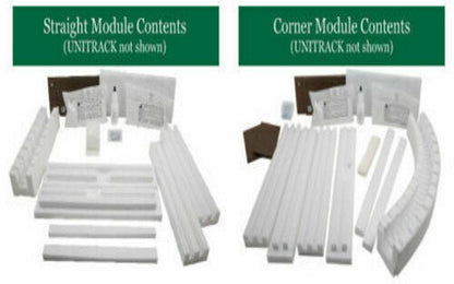 Kato K28885 N SubTerrain Lightweight Layout System T-Track Straight Kit