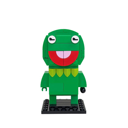 Kermit Brick Building Set - Custom Building Set - Made Using LEGO® Parts