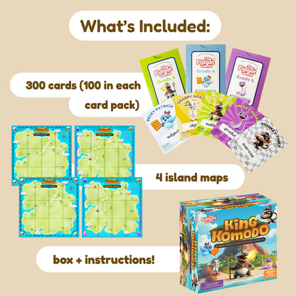 King Komodo + Expansion 3-5 Card Packs