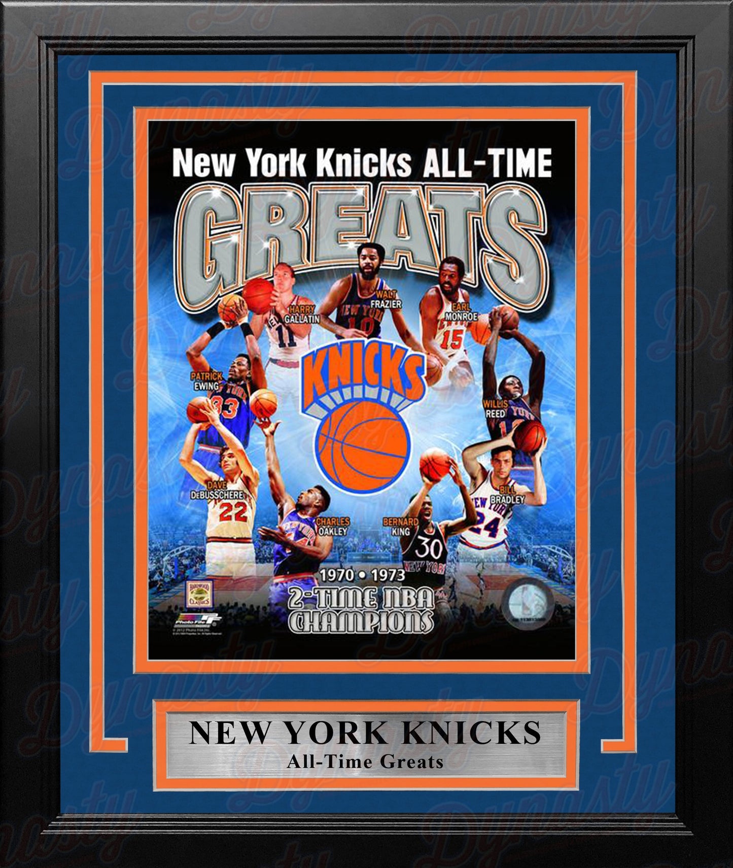 New York Knicks All-Time Greats 8" x 10" Framed Basketball Photo