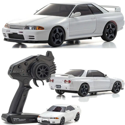 Kyosho Skyline GT-R Nismo White Mini-Z AWD KYO32639W RTR ReadySet