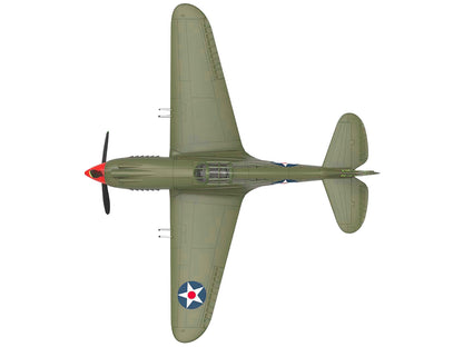 Curtiss P-40B Warhawk Aircraft "Hawaii" (1945) United States Army Air Forces "Planes of World War II" Series 1/72 Diecast Model Airplane by Luppa