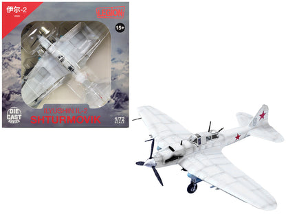 Ilyushin IL-2 Shturmovik Aircraft White "3rd Squadron 505th Air Assault Regiment 226th Air Assault Division Battle of Stalingrad" (1942) Soviet Air Force 1/72 Diecast Model Airplane by Legion  free shipping USA