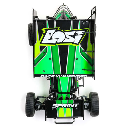 Losi LOS-1387T2 1/10 22S Sprint 2WD RTR, Green