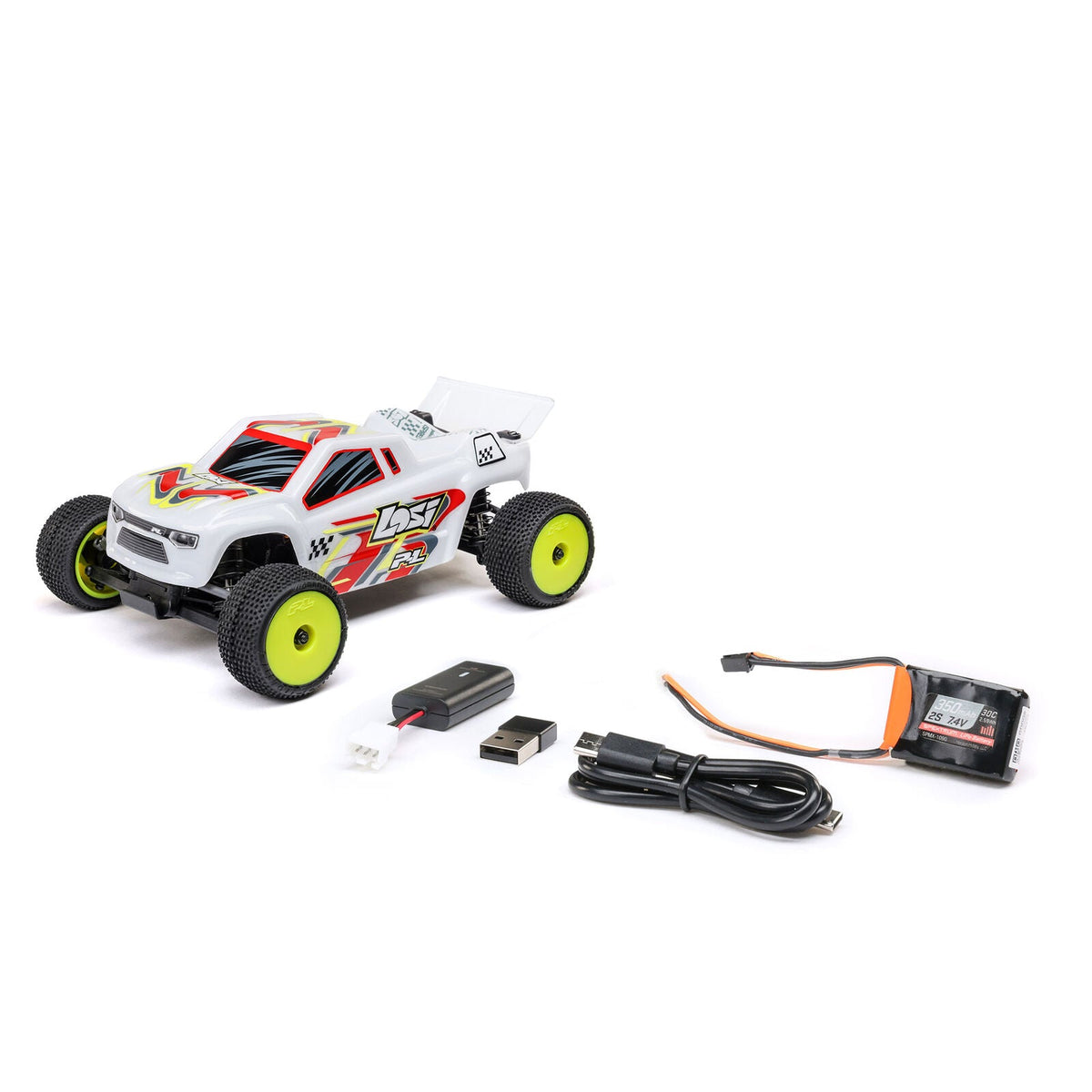 Losi 1/28 Micro-T 2S 2WD RTR Stadium Truck w/ Battery & Charger