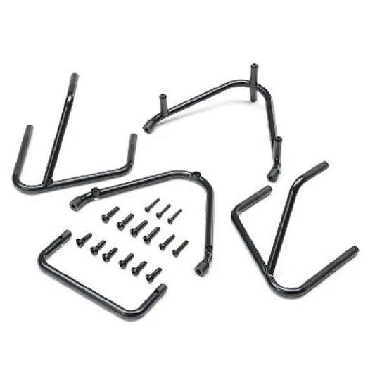 Losi LOS-1898 Bumper Set, Black: 22S Sprint