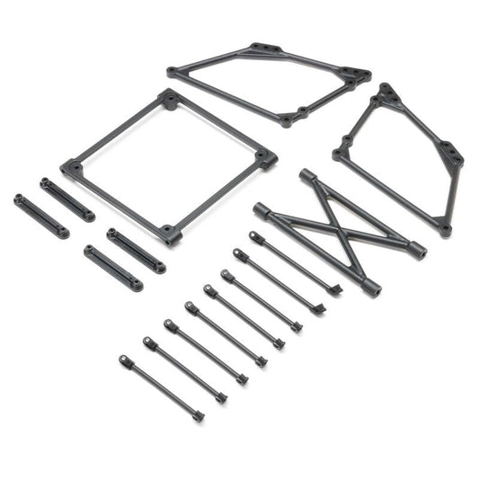 Losi LOS-2428 Top Wing Mount Set, Black: 22S Sprint