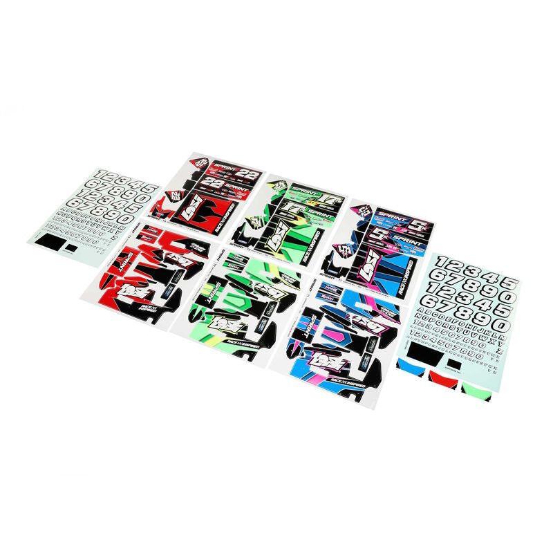 Losi LOS-2851 Graphics Set (3): 22S Sprint