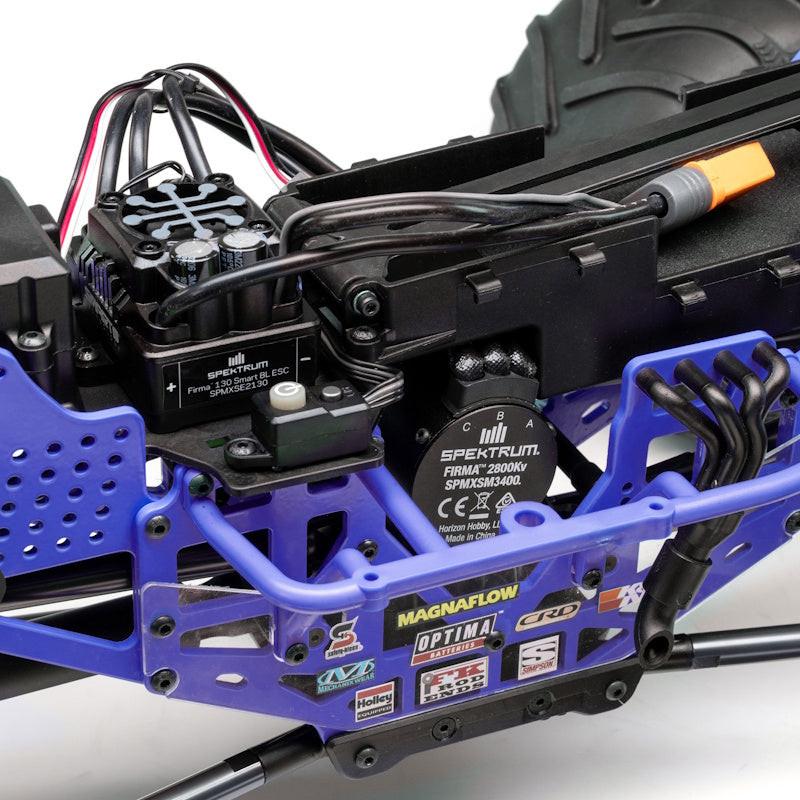 Losi 1/8 LMT 2.0 Son-Uva Digger 4X4 Solid Axle Brushless Monster Truck RTR, Blue