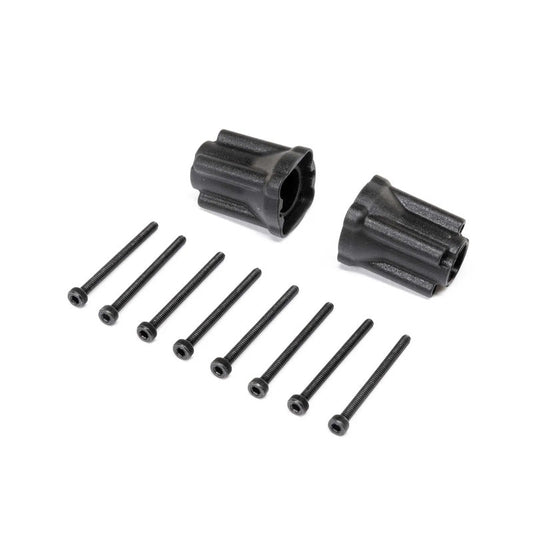 Losi LOS214043 Rear Axle Mount Set 0 deg Mini LMT