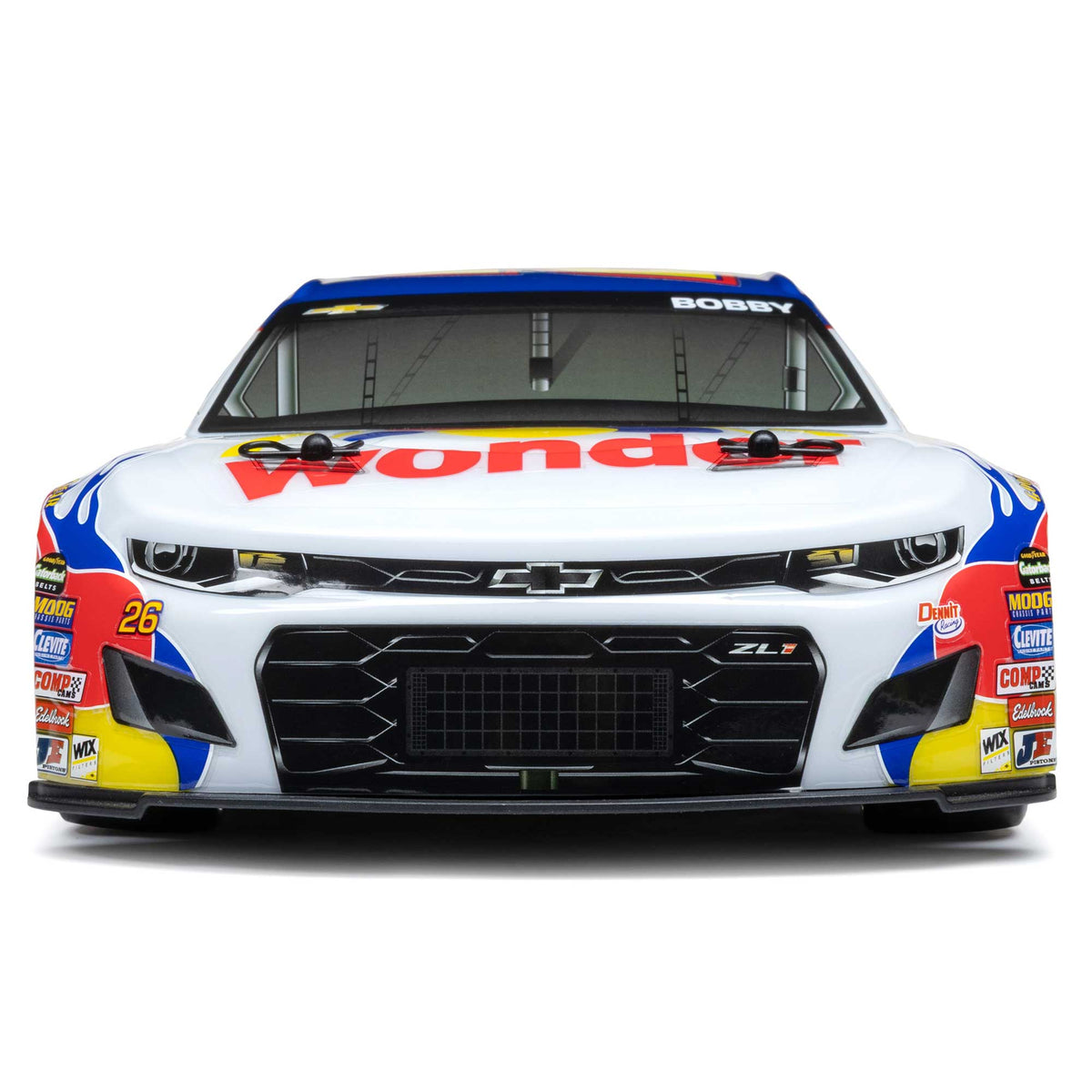 Losi LOSF1122626 1/12 NASCAR Ricky Bobby No. 26 Wonder Bread Chevrolet ZL1 AWD RTR