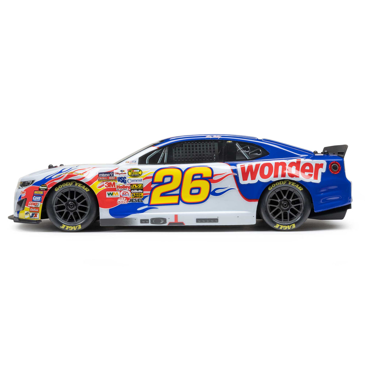 Losi LOSF1122626 1/12 NASCAR Ricky Bobby No. 26 Wonder Bread Chevrolet ZL1 AWD RTR