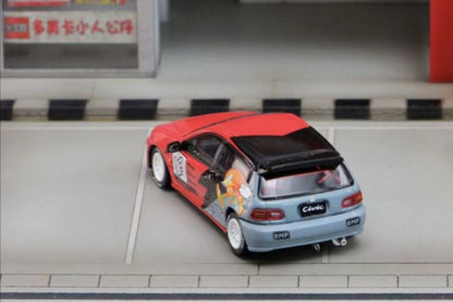Street Weapon Honda Civic EG6 "KNUCKLES" Sonic livery 1:64