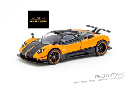Tarmac Works Global64 Pagani Zonda Arancio Saint Tropez Item #T64G-TL021-OR 1:64