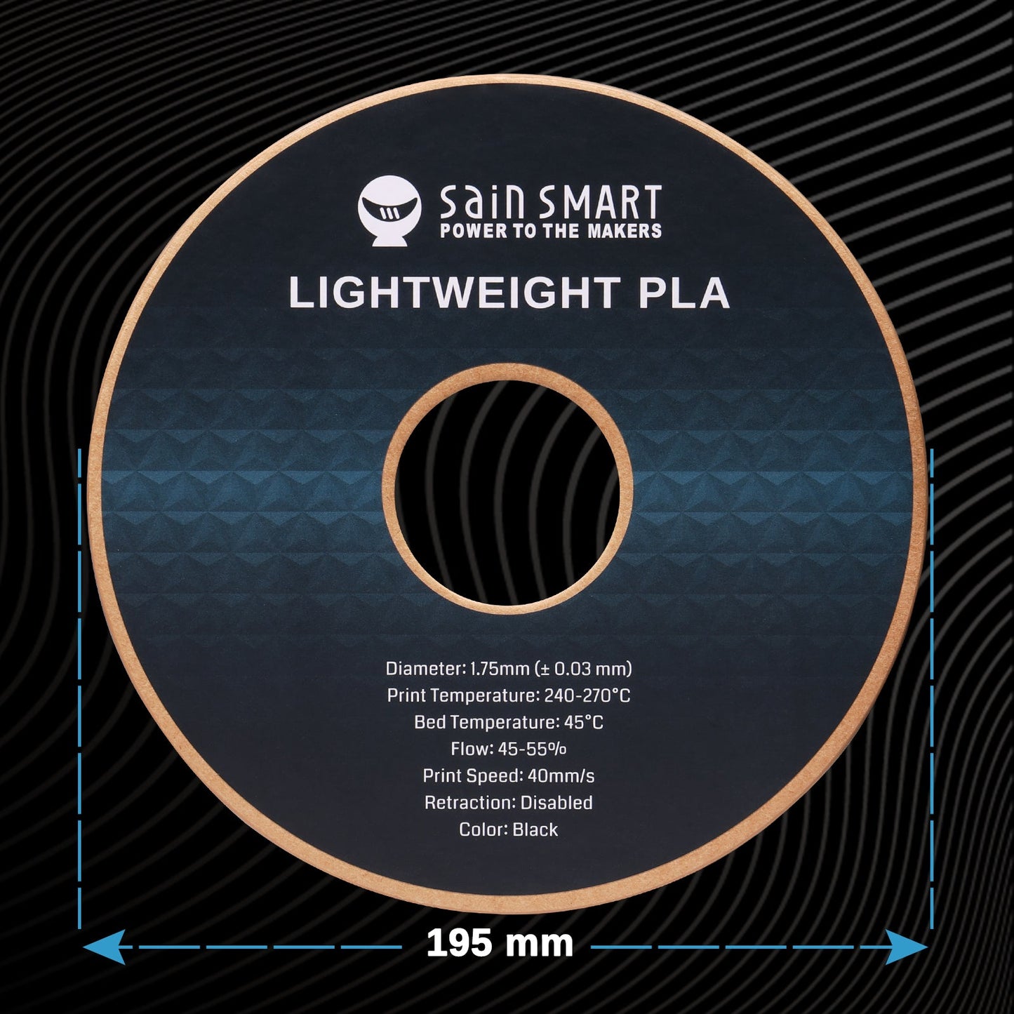 LW-PLA Filament, 1.75mm, Black & White, 1KG, Lightweight Low-Density Active Foaming PLA for 3D Print RC Planes Drone Parts