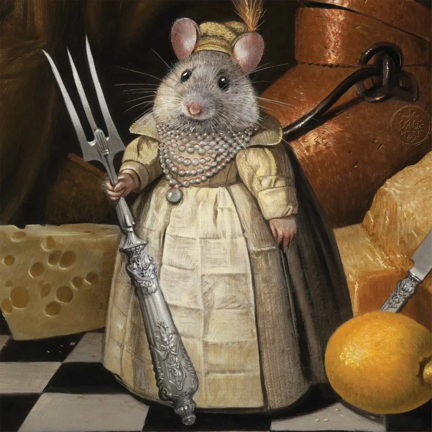 Lady Camembert 500 Piece Jigsaw Puzzle NYPC