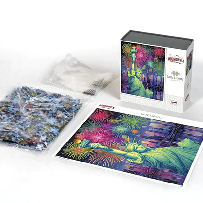 Lady Liberty 500 Piece Jigsaw Puzzle Boardwalk