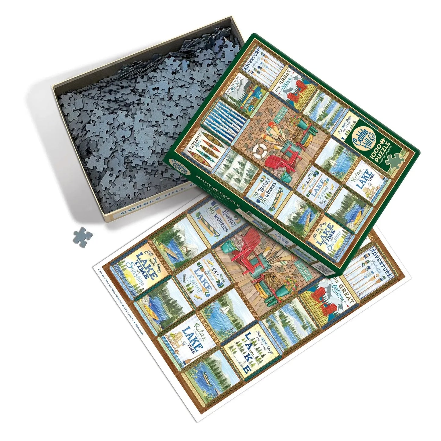Lake Country 1000 Piece Jigsaw Puzzle Cobble Hill