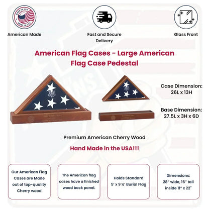 Memorial Flag Case , Memorial Flag Display Case.
