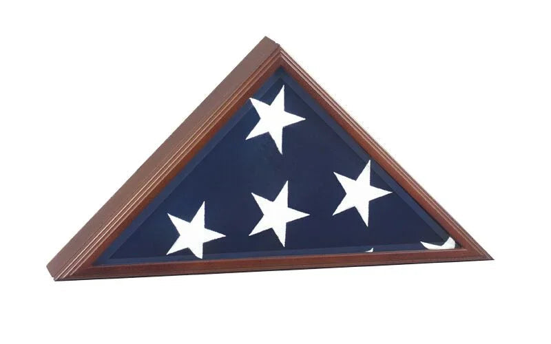 Memorial Flag Case, Burial Flag Boxes comes complete with wall hardware