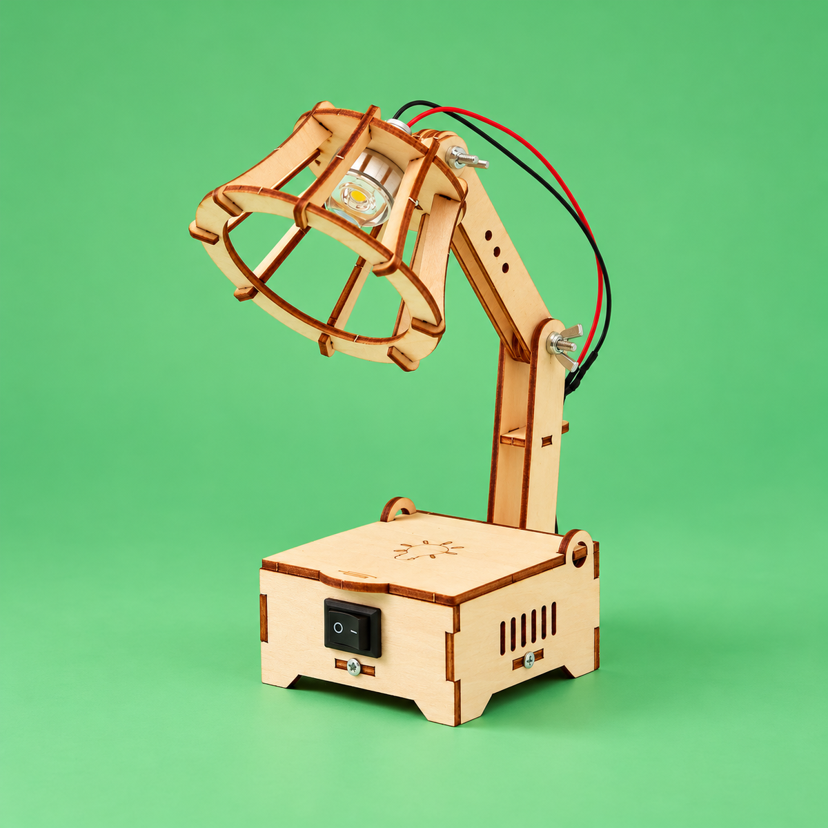 DIY Wooden Desk Lamp Kit
