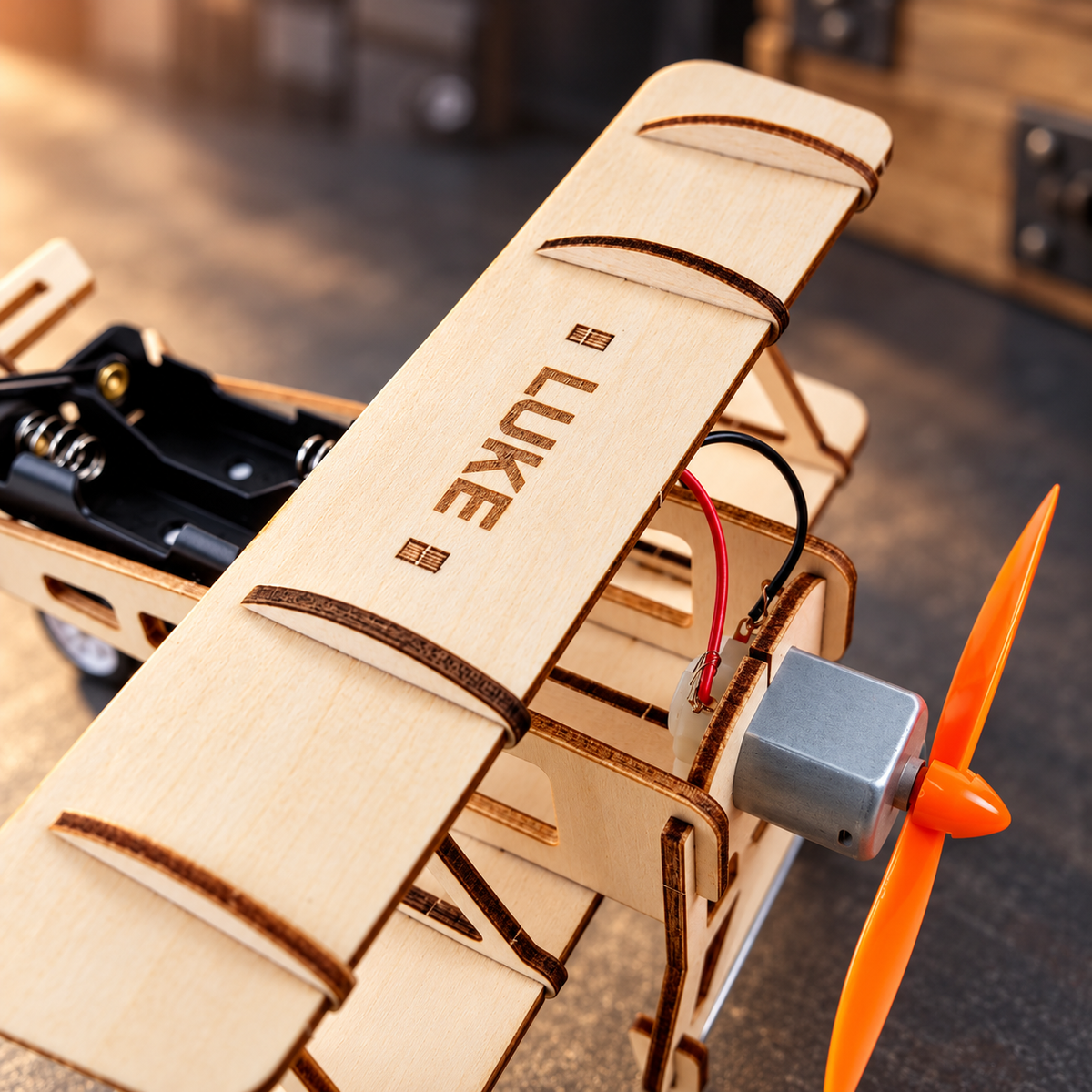 Biplane Kit – Build Your Own Motorized Airplane