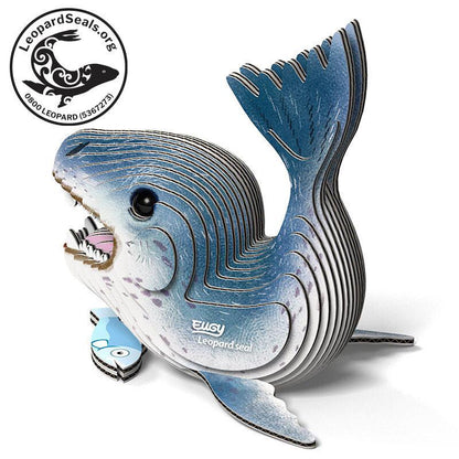 Leopard Seal 3D Cardboard Model Kit Eugy