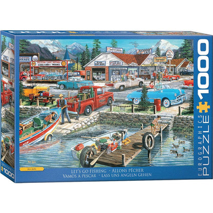 Let’s go Fishing 1000 Piece Jigsaw Puzzle Eurographics