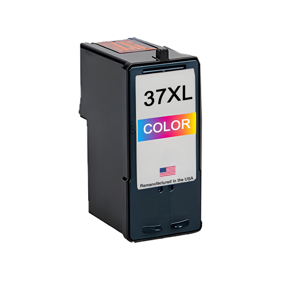 U.S. Remanufactured for Lexmark #37XL 18C2180 Color Ink Cartridge High Yield