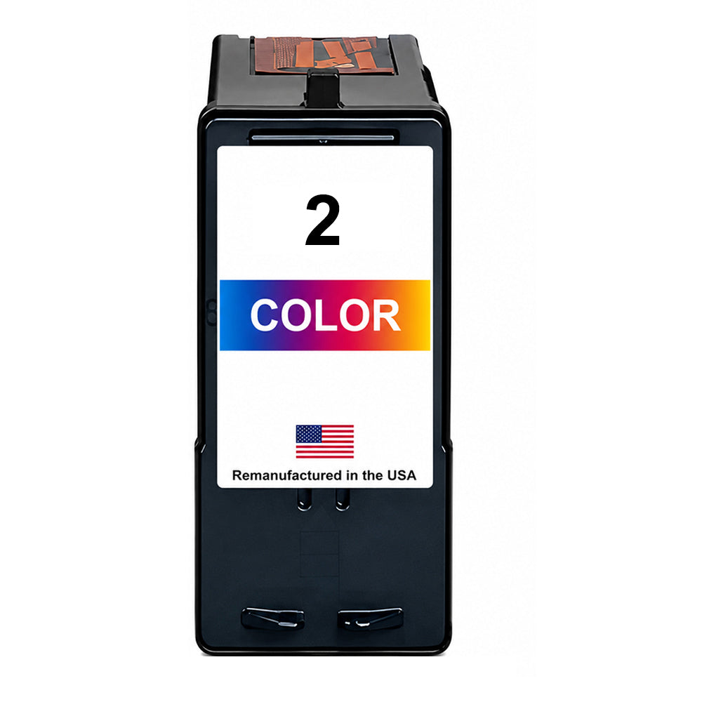 U.S. Remanufactured for Lexmark #2 18C0190 Color Ink Cartridge