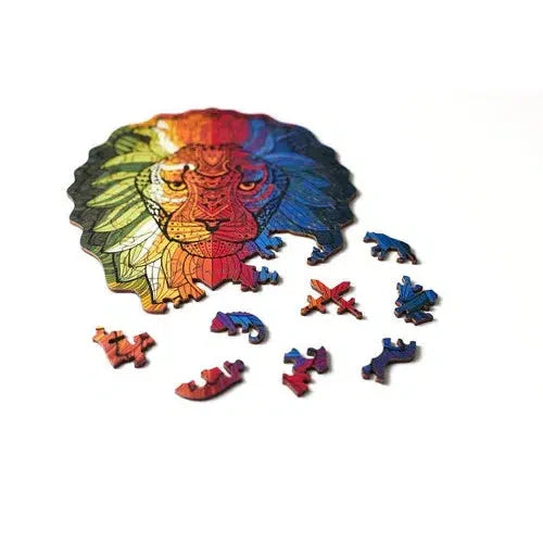 Lion 70 Piece Wooden Jigsaw Puzzle Geek Toys