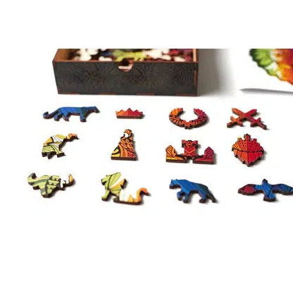 Lion 70 Piece Wooden Jigsaw Puzzle Geek Toys