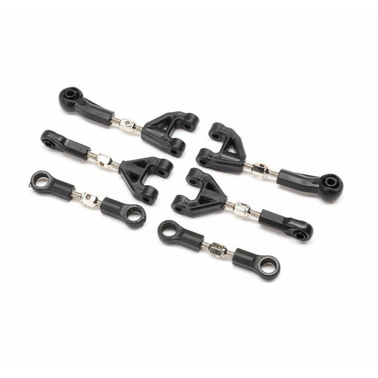 Losi -1923 Adjustable Camber & Steering Link Set: NAS GROM