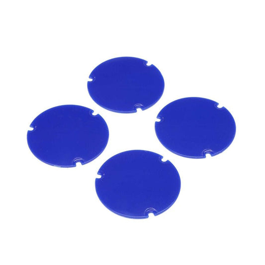 Losi LOS-2889 Wheel Cover Set, Blue: 22S Sprint