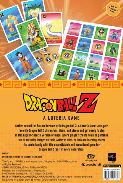Lotería: Dragon Ball Z