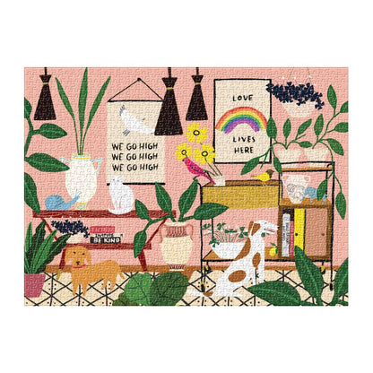 Love Lives Here 1000 Piece Jigsaw Puzzle Galison